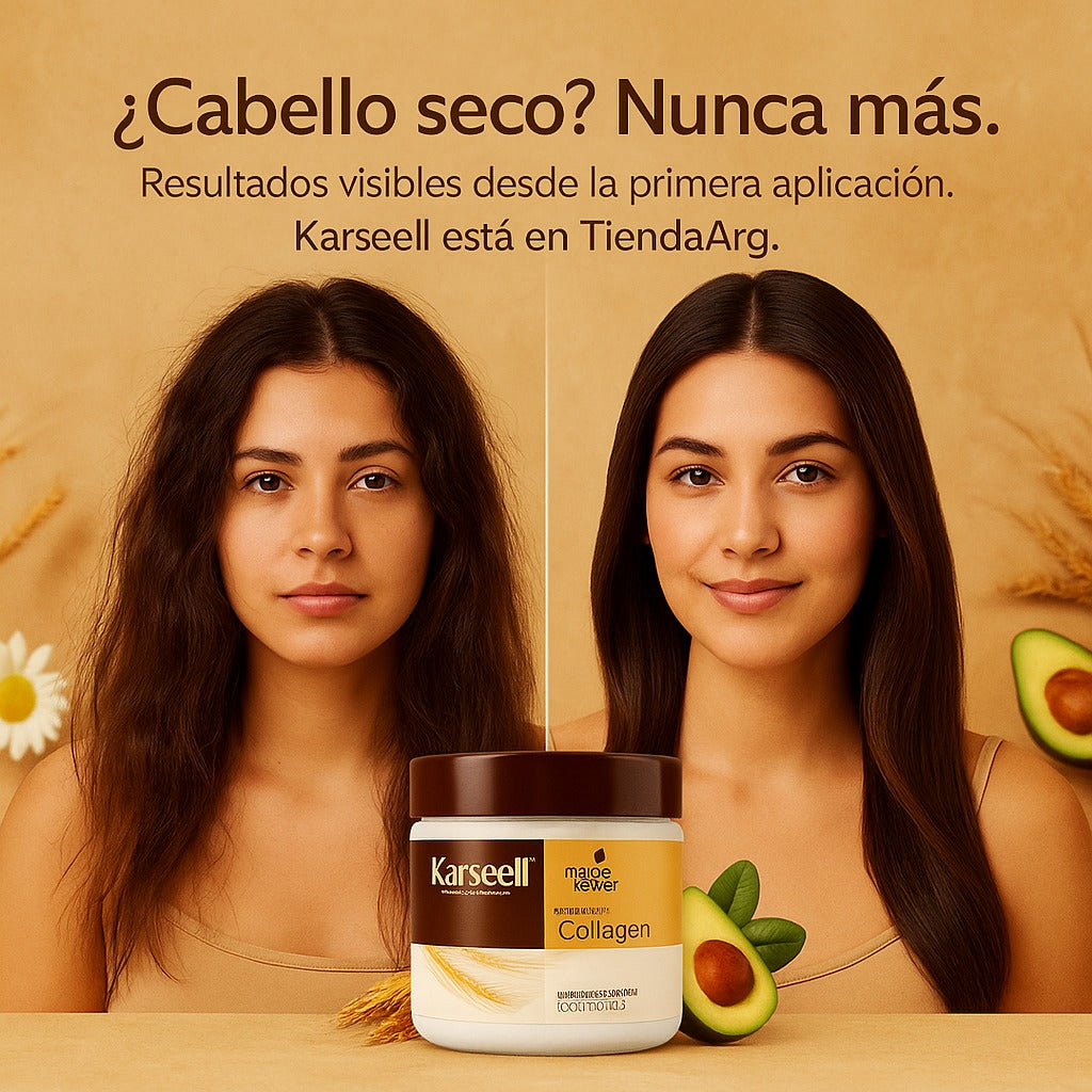 Tratamiento capilar de cólageno: Repara y Controla el Frizz en 10 minutos
